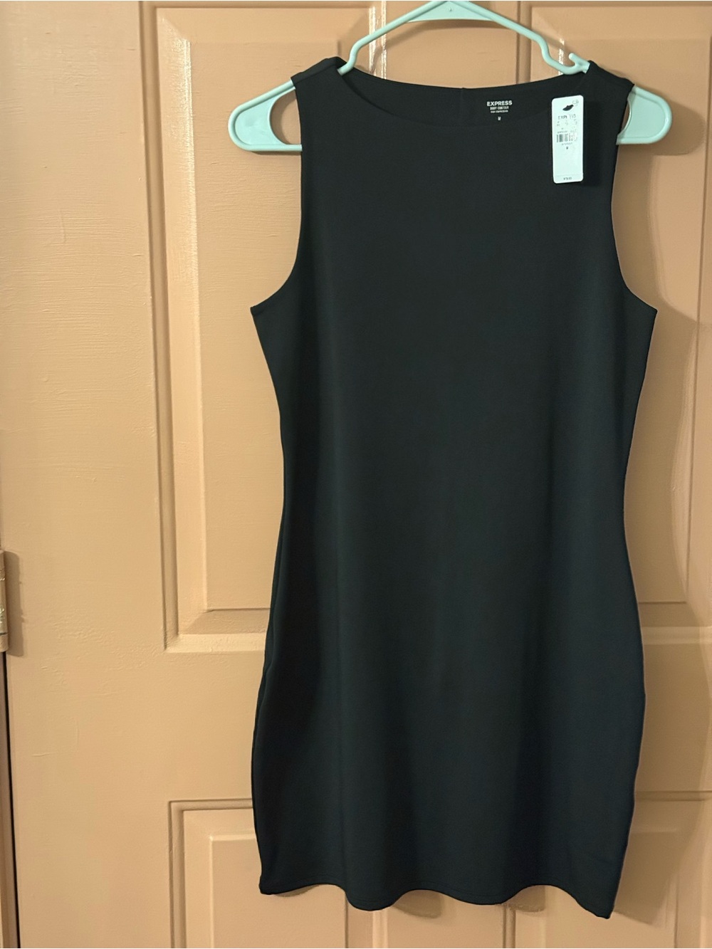 NWT Express Body Contour Black Mini Dress